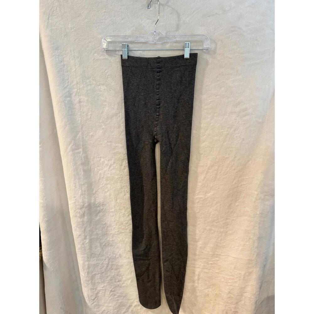 A New Day Women's Fleece Lined Tights 1 Pair Charcoal Gray Size S/M